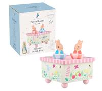 Orange Tree Toys Peter Rabbit Toys - Flopsy Wooden Music Box, Musical Toys, Toddler - Perfect Baby Gifts for Nursery, Early Development & Activity Toys - Official Licensed Peter Rabbit Gifts