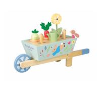 Orange Tree Toys Kids Peter Rabbit Wooden Wheelbarrow Playset
