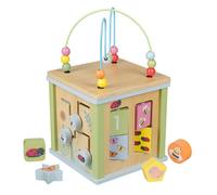 Orange Tree Toys Spring Garden Activity Cube Wooden Toy