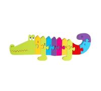 Orange Tree Toys Crocodile Number Puzzle, Multi Coloured