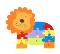 (Lion) Orange Tree Toys Animal Counting Puzzle