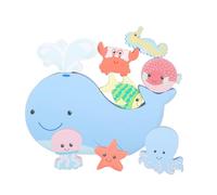 Orange Tree Toys Wooden Stacking Balancing Toy With Sea Animals - Whale, Jellyfish, Crab, Seahorse and More - for 1 Year Old, Toddlers - Early Development & Activity