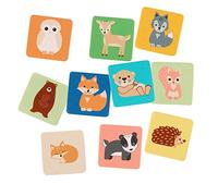 Orange Tree Toys Woodland Animals Wooden Memory Game, Board Game, Wooden Toys, Handy Travel Storage Bag, Wooden Puzzles, Early Development & Activity Toys, Montessori Toddler Toys, Boy & Girl Gifts