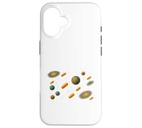 Orange universe capsule pill crypto gift Case for iPhone 16
