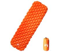 (orange) vidaXL Inflating Camping Mattress Outdoor Air Mattress Picnic Sleeping Mat