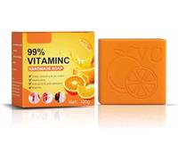 Orange Vitamin C Handmade Soap,Natural Organic Soap with Vitamin C and Orange Extract,Reduces Darkness on Knees and Elbows, Suitable for Face and Body