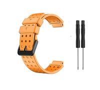 Orange Watch Band for Garmin Approach S20/ S5/ S6, Soft Silicone Personalise Replacement Strap Compatible with Garmin Forerunner 220/230/ 235/620/ 630/ 735XT/ 235lite