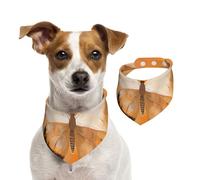 Orange Watercolor Butterfly Dog Bandana Cat Bandana 1PC Dog Accessories for Small Dogs