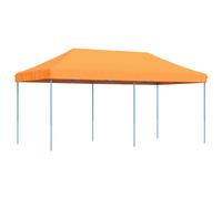 (orange, without sidewall) vidaXL Foldable Tent Pop-Up with 4 Side Walls Outdoor Party Tent Garden Gazebo