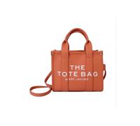 (orange) Women's Handbag Designer Vintage Notebook Office Computer PU Leather One Shoulder Tote Bag