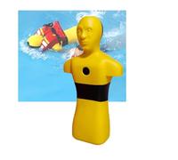 Orange/Yellow Water Training Dummy,Fire Training Model,Drowning Prevention Teaching Tools,for School/Clubs Water Safety Courses(Yellow)
