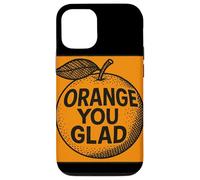Orange You Glad It’s a Sweet Retro Sunshine Kind of Day Case for iPhone 12/12 Pro