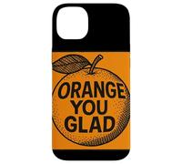 Orange You Glad It’s a Sweet Retro Sunshine Kind of Day Case for iPhone 14 Plus
