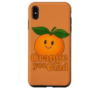 Orange You Glad It’s a Sweet Retro Sunshine Kind of Day Case for iPhone XS Max