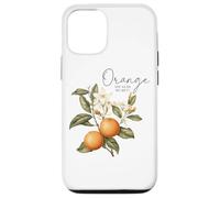 Orange You Glad We Met Citrus Floral Design Case for iPhone 12/12 Pro