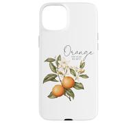 Orange You Glad We Met Citrus Floral Design Case for iPhone 15 Plus