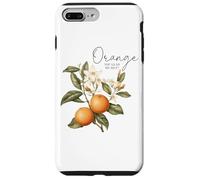 Orange You Glad We Met Citrus Floral Design Case for iPhone 7 Plus/8 Plus