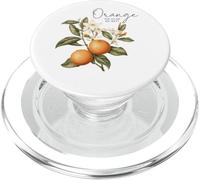 Orange You Glad We Met Citrus Floral Design PopSockets PopGrip for MagSafe