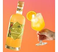 Orangecello Gin Liqueur 70cl | 25% ABV | Zesty Orange Liqueur with Four Feathers Gin | Inspired by Italian Recipes | Perfect for Spritz & Cocktails