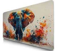 OrangeColor Mouse Mat 1500x800x3mm XXL Gaming Mouse Pad Animal Desk Mat, Table Mats with Non-Slip, Soft Smooth Surface, Stitched Edges Desk Pad, Waterproof Fabric, Durable, PC, Laptop, Gifts F0-1070