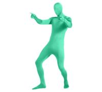 OrangeMorph Suit, Full-Body Costume for Role Play & Halloween, Stretchy Orange Bodysuit with Face Opening, Great for Cosplay, Parties, Performances (A-Green, XXL)