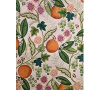 Oranges and Grapes Vinyl Tablecloth. For Square, Oblong or Round Tables Easy Wipe Clean Plastic Tablecloth (VV354) (137 x 250 cm)