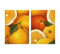 Oranges And Lemons Printed Passport Cover Case Passport Holder For Travel Passport Cards Protector Travel Covers Wallet Case RFID Blocking Leather Card Case for Women Men, Oranges And Lemons,