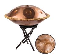 ORANGES Handpan 432hz 440hz Steel Hand Drum Instrument In D Minor 22inch Handpan Drum Set With Bag 9 Notes 12 Notes For Audio Production Adults(432Hz,12 notes)