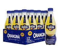 Orangina Sparkling Fruit Drink Made with Real Orange Pulp (14.2oz Plastic Bottles (Pack of 12))