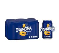 Orangina Sparkling Orange Fruit Drink, 6 x 330ml