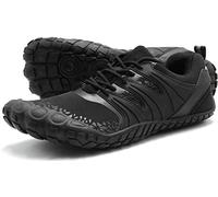 Oranginer Men's Barefoot Shoes Big Toe Box Cross Training Minimalist, Black-1, 9.5