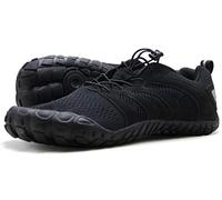 Oranginer Men's Barefoot Shoes Big Toe Box Cross Training Minimalist, Black-2, 12