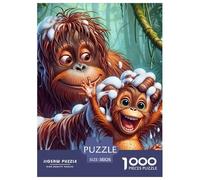 Orangutan 1000-Piece Jigsaw Puzzle for Adults Educational Games Fun, Challenging & Brainteasing Games for Adults And Kids Age 12 Years Up Home Decoration Puzzle 38x26cm/1000pcs