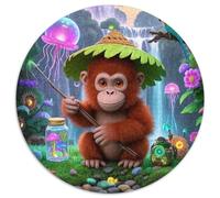 Orangutan 1000 Piece Jigsaw Puzzle For Adults Educational Games Stress Relief Puzzle Cultivate The Spirit of Teamwork For Adults Gifts 1000pcs (67.5x67.5cm)