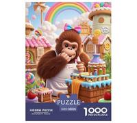 Orangutan 1000 Piece Paper Jigsaw Puzzles Impossible Puzzle Educational Games for Adults And Kids 38x26cm/1000pcs