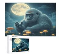 Orangutan 1000Pc Jigsaw Puzzles Adults Children Paisaje Edificio Jigsaws Post-Retirement Leisure Challenging Puzzle Great Gift Seniors Stress Reliever 1000 PCS