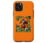 Orangutan Fruit Art - Save the Forest, Save Our Friends Case for iPhone 11 Pro