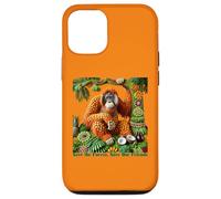 Orangutan Fruit Art - Save the Forest, Save Our Friends Case for iPhone 12/12 Pro