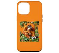 Orangutan Fruit Art - Save the Forest, Save Our Friends Case for iPhone 12 Pro Max