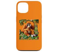 Orangutan Fruit Art - Save the Forest, Save Our Friends Case for iPhone 13