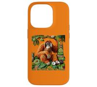 Orangutan Fruit Art - Save the Forest, Save Our Friends Case for iPhone 14 Pro
