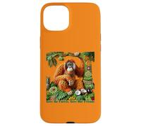 Orangutan Fruit Art - Save the Forest, Save Our Friends Case for iPhone 15 Plus