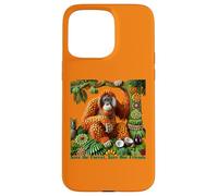 Orangutan Fruit Art - Save the Forest, Save Our Friends Case for iPhone 15 Pro Max