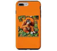 Orangutan Fruit Art - Save the Forest, Save Our Friends Case for iPhone 7 Plus/8 Plus