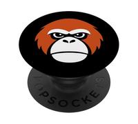 Orangutan Lover Orangutan Wildlife Conservation Rainforest PopSockets Adhesive PopGrip