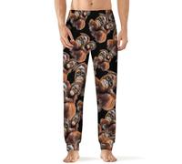 Orangutan Monkey Men's Soft Pajama Pants Comfy Sleep Lounge Classic Bottoms Long Pj Pant Sleepwear