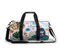 Orangutan Tiger Sport Duffel Bag Gym Bag Weekend Overnight Bag for Travel Camping Hiking Beach 45x23x23cm