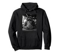 Orangutan with Sunglasses and Coconut Drink Monkey Pullover Hoodie