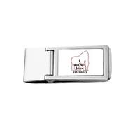 Orangutans Common Knowledge English Language Culture Slim Money Clip Stainless Holder Pocket Wallet