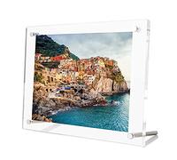 Oranlife Acrylic Photo Frame, Premium Clear A4 Picture Frames, Photo Frame A4 Letter Size Decorative Poster Frame Desktop Display
